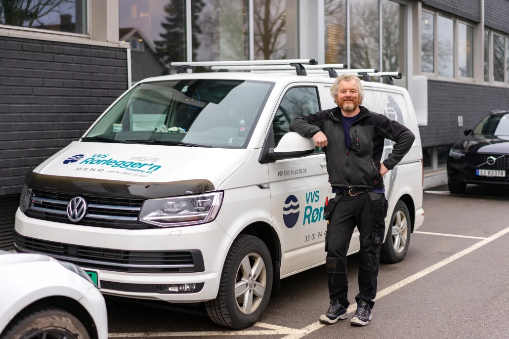 Per Olav Smestad Gran hos VVS Rørleggern Tønsberg